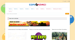 Desktop Screenshot of copiisimamici.ro
